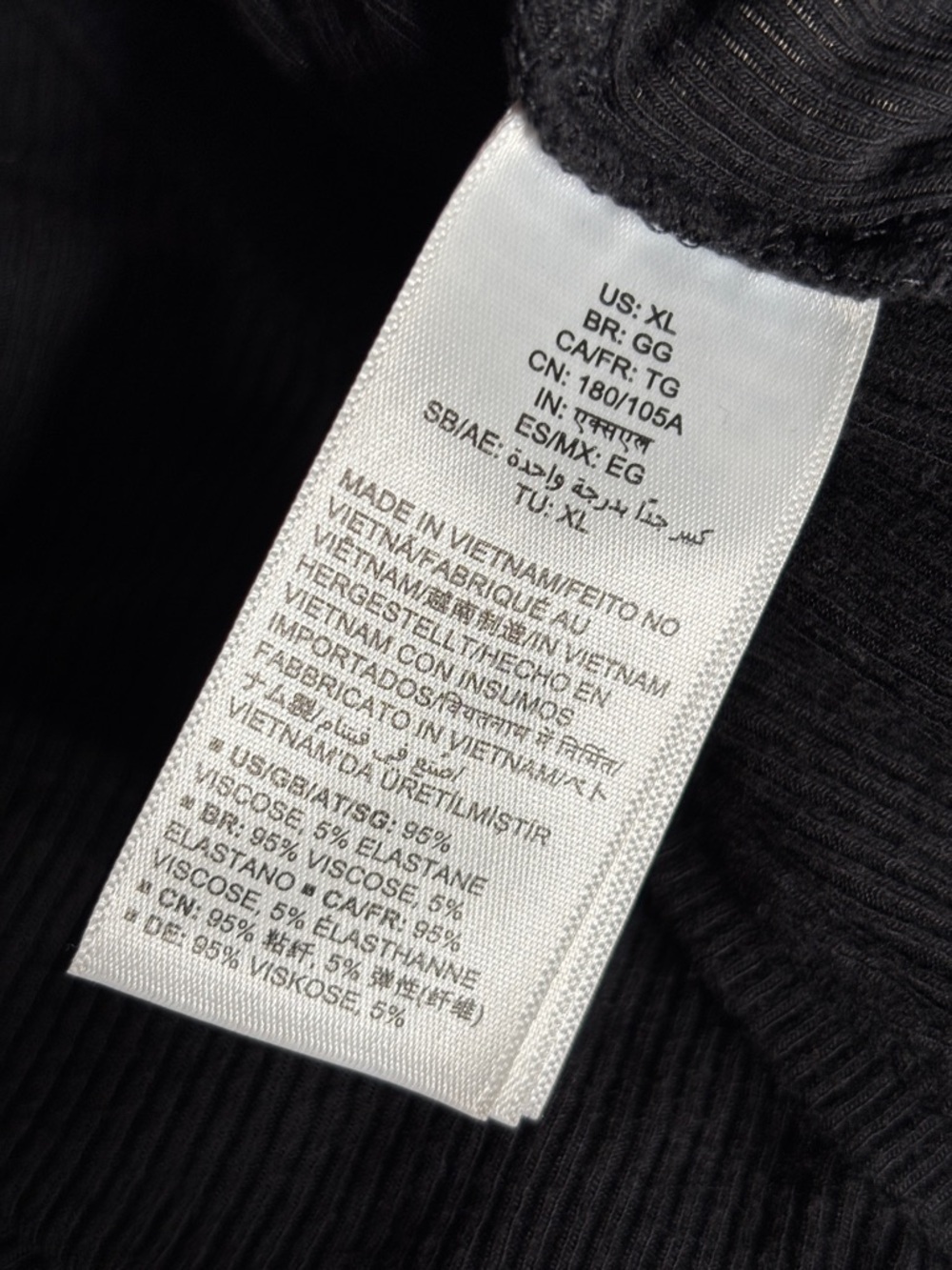 Daily Ritual | Black Sleeveless Wide Leg Jumpsuit | Rayon Stretch | XL - Picture 5 of 6